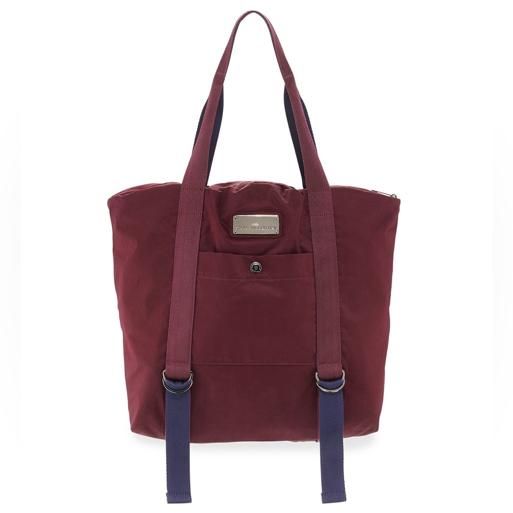 Stella McCartney x adidas Yoga Gym Bag in Maroon, Dark Blue & Vista Grey